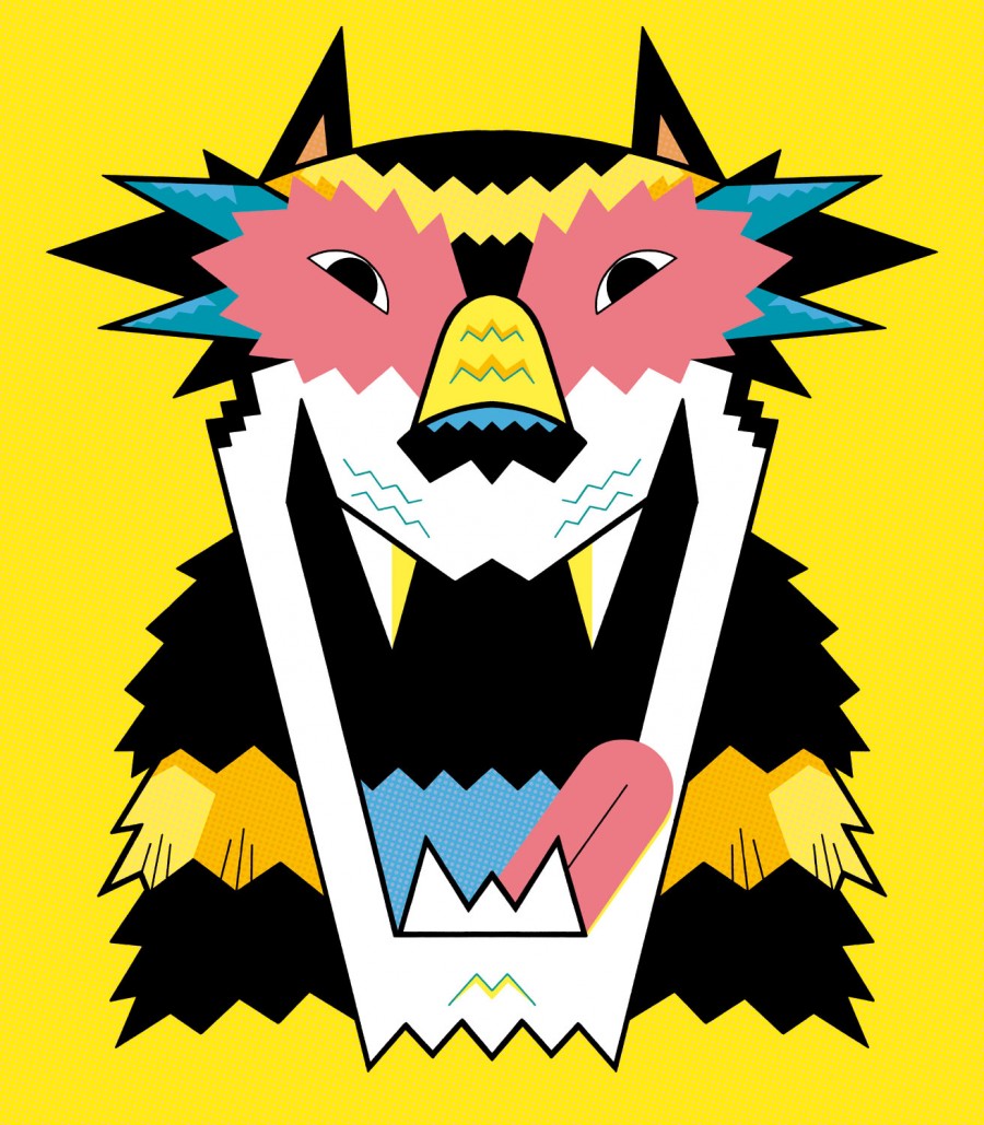 Mathieu Demore, Illustration jeunesse et Bande-dessinée Carnaval de Poitiers Affiche pour le carnaval de Poitiers 2013