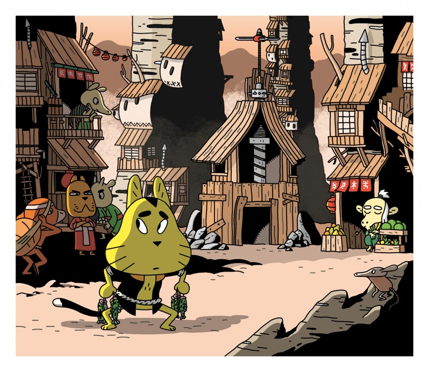 Mathieu Demore, Illustration jeunesse et Bande-dessinée Manji alt2