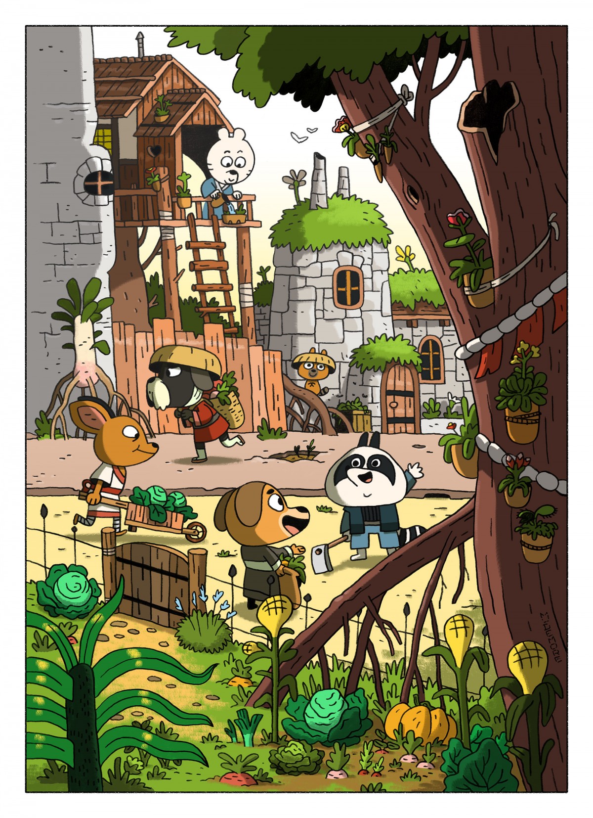 Mathieu Demore, Illustration jeunesse et Bande-dessinée Manji