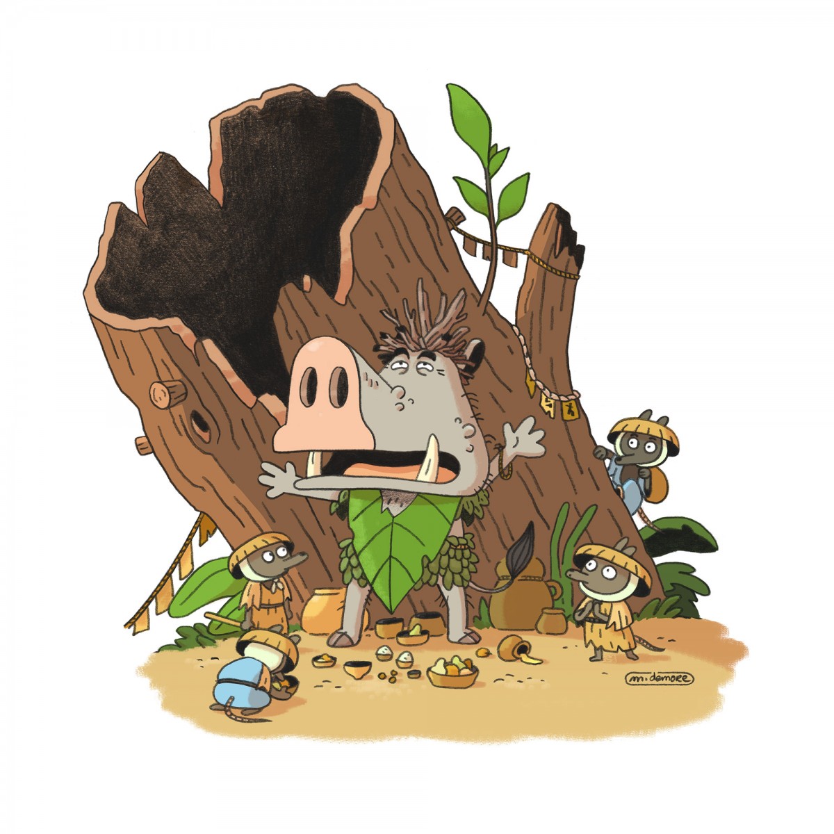 Mathieu Demore, Illustration jeunesse et Bande-dessinée Manji