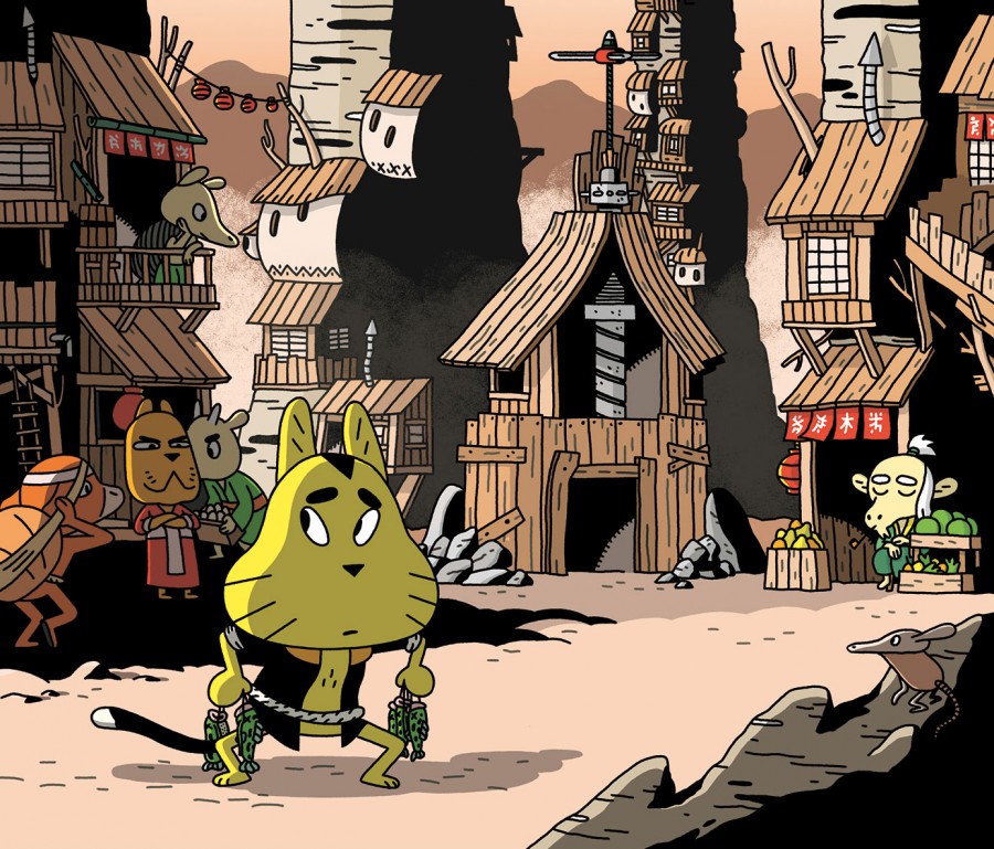 Mathieu Demore, Illustration jeunesse et Bande-dessinée Menji Recherches pour la BD Menji aux éditions Dargaud - Mathieu Demore - Fabien Grolleau