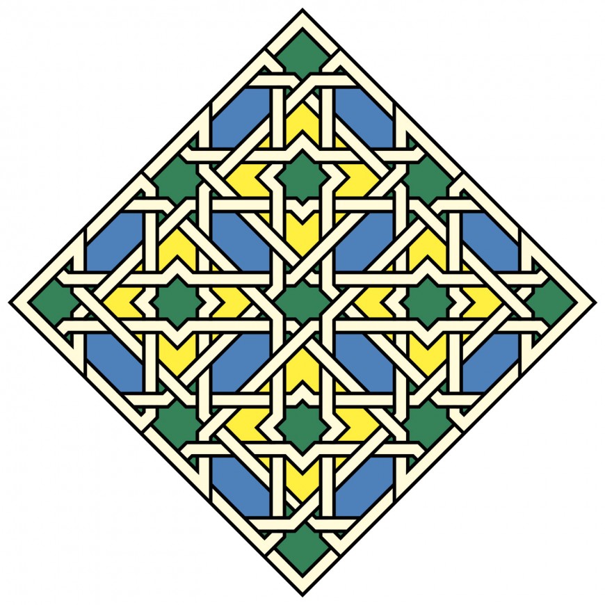 Mathieu Demore, Illustration jeunesse et Bande-dessinée Motifs du monde arabe à colorier 
