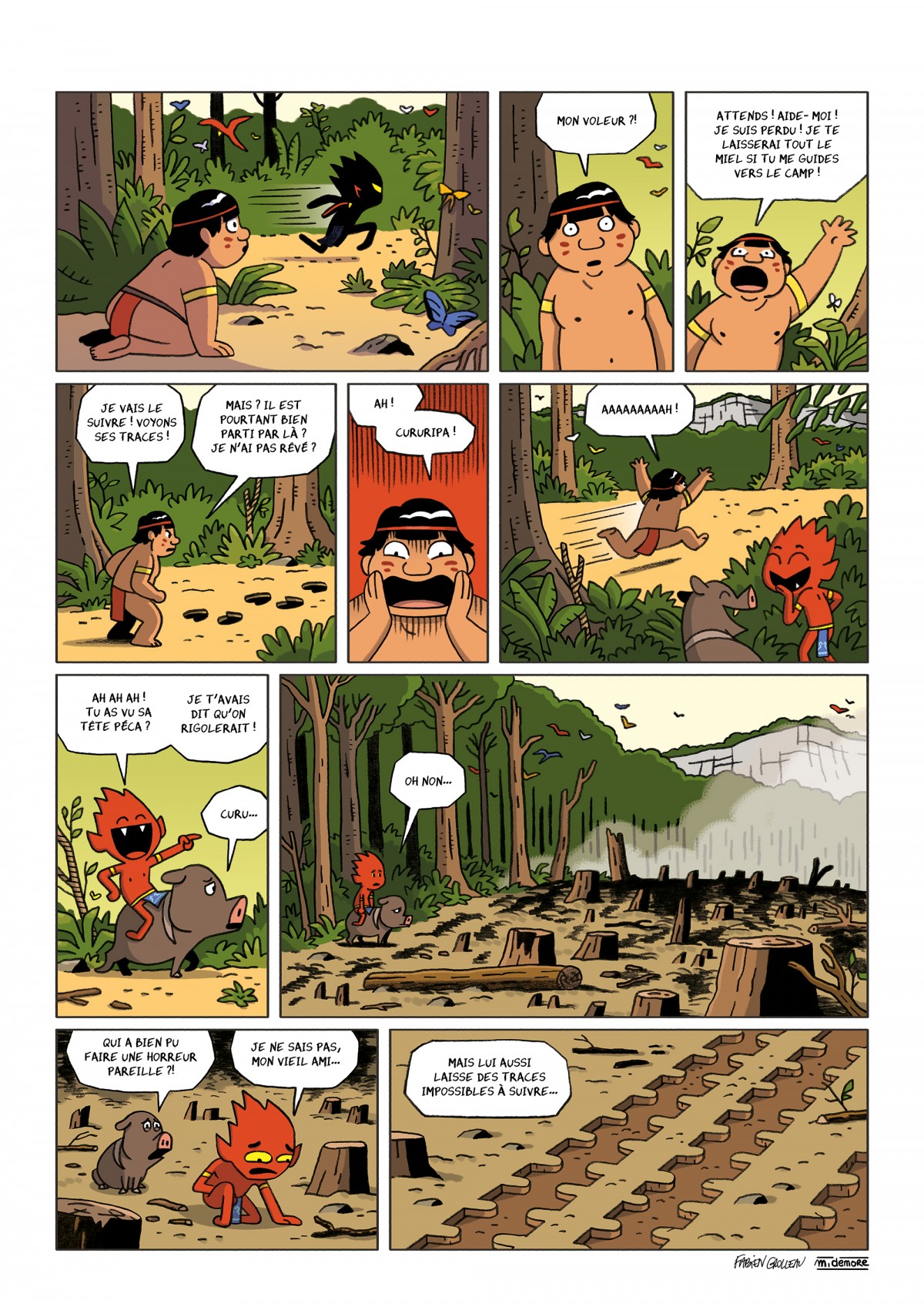 Mathieu Demore, Illustration jeunesse et Bande-dessinée Curupira