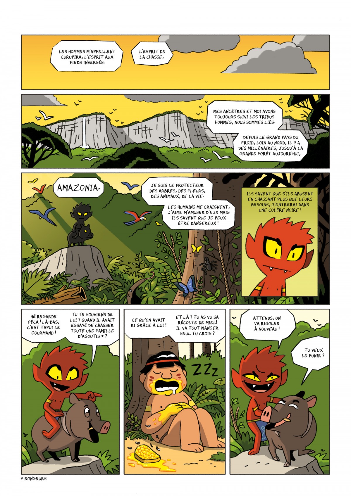 Mathieu Demore, Illustration jeunesse et Bande-dessinée Curupira