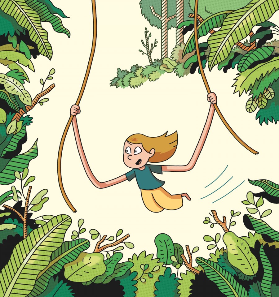 Mathieu Demore, Illustration jeunesse et Bande-dessinée Le p'tit journal - Bioparc de Doué la fontaine Illustrations pour le p'tit journal - Bioparc de Doué la fontaine - Mathieu Demore