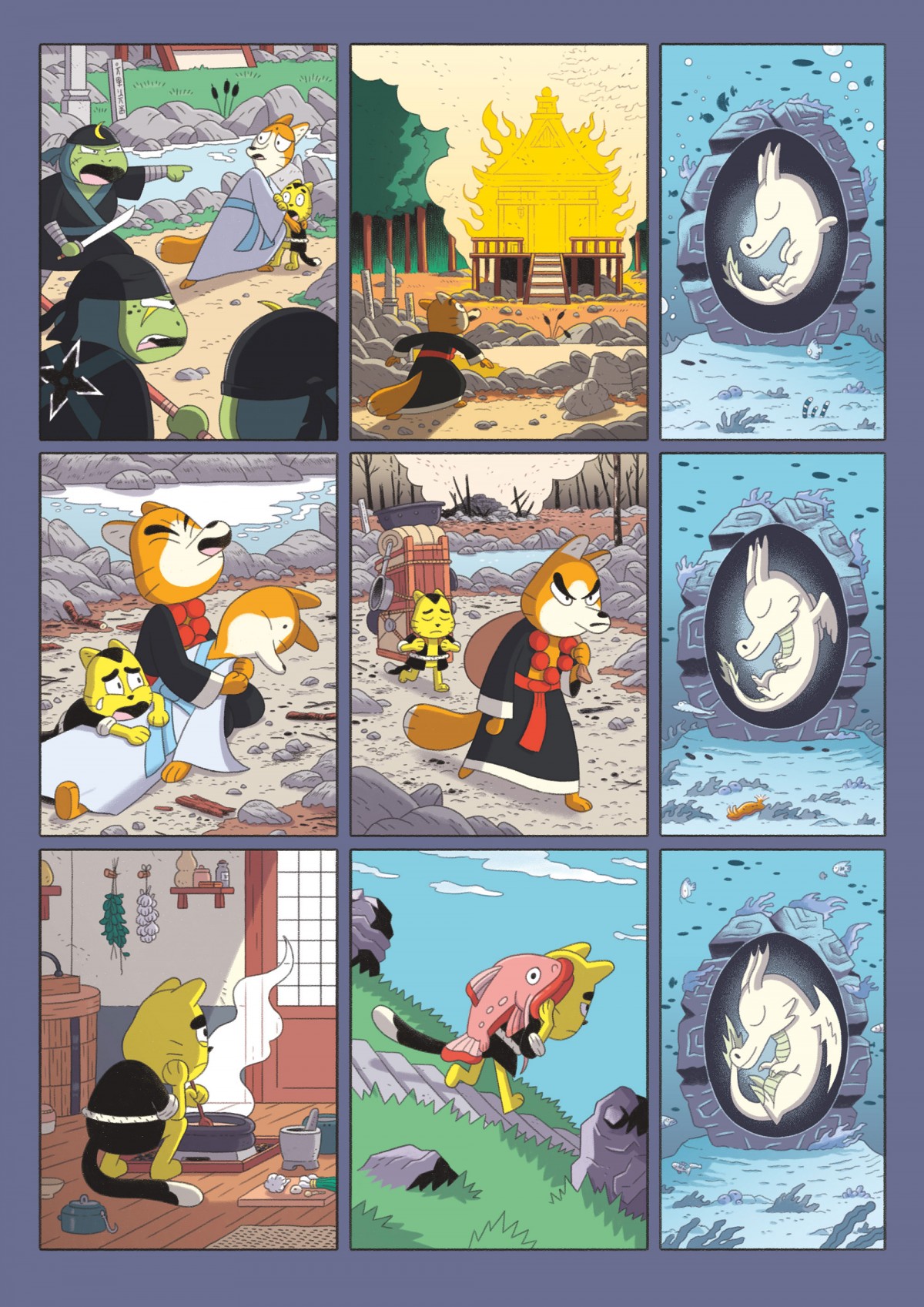 Mathieu Demore, Illustration jeunesse et Bande-dessinée Menji et les ruines du mont-mystère 