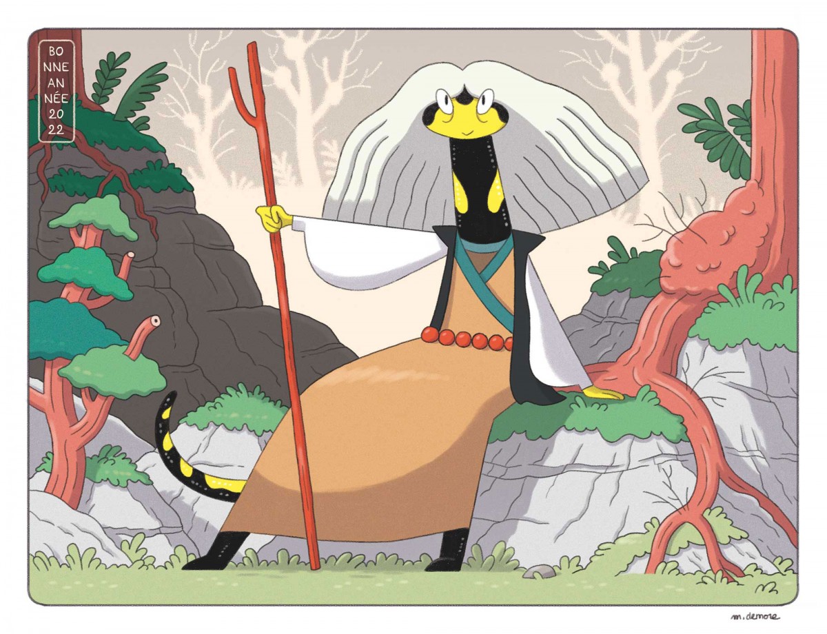 Mathieu Demore, Illustration jeunesse et Bande-dessinée Menji et les ruines du mont-mystère 