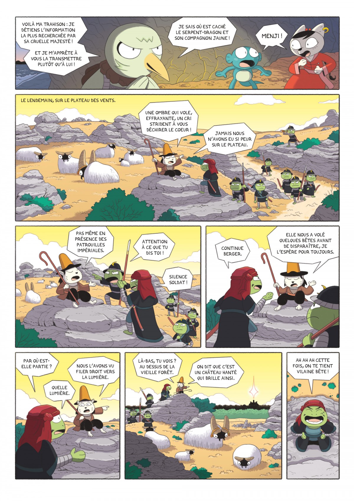 Mathieu Demore, Illustration jeunesse et Bande-dessinée Menji et les ruines du mont-mystère 