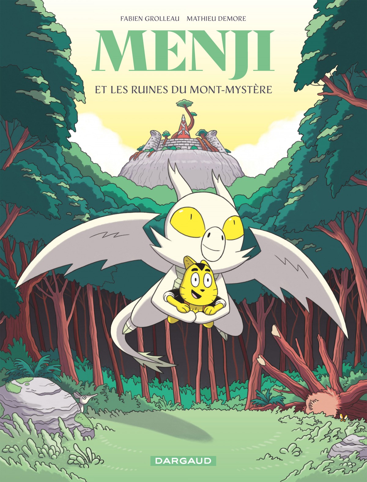 Mathieu Demore, Illustration jeunesse et Bande-dessinée Menji et les ruines du mont-mystère 