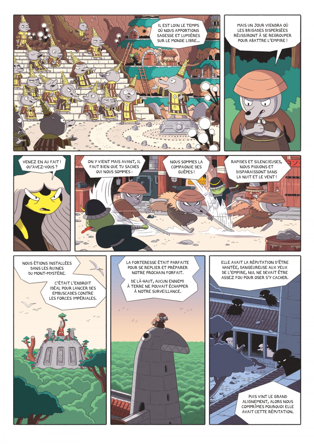 Mathieu Demore, Illustration jeunesse et Bande-dessinée Menji et les ruines du mont-mystère 