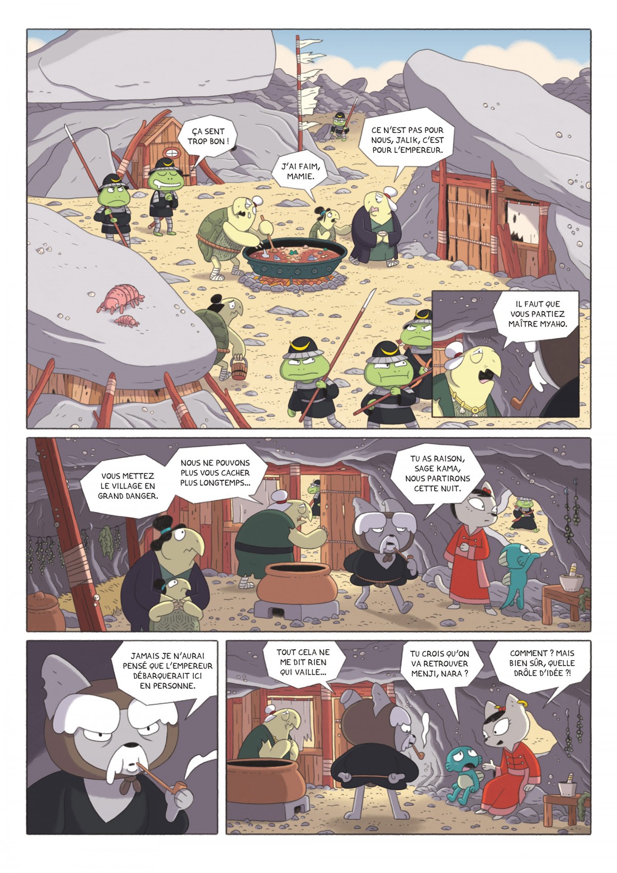 Mathieu Demore, Illustration jeunesse et Bande-dessinée Menji et les ruines du mont-mystère 