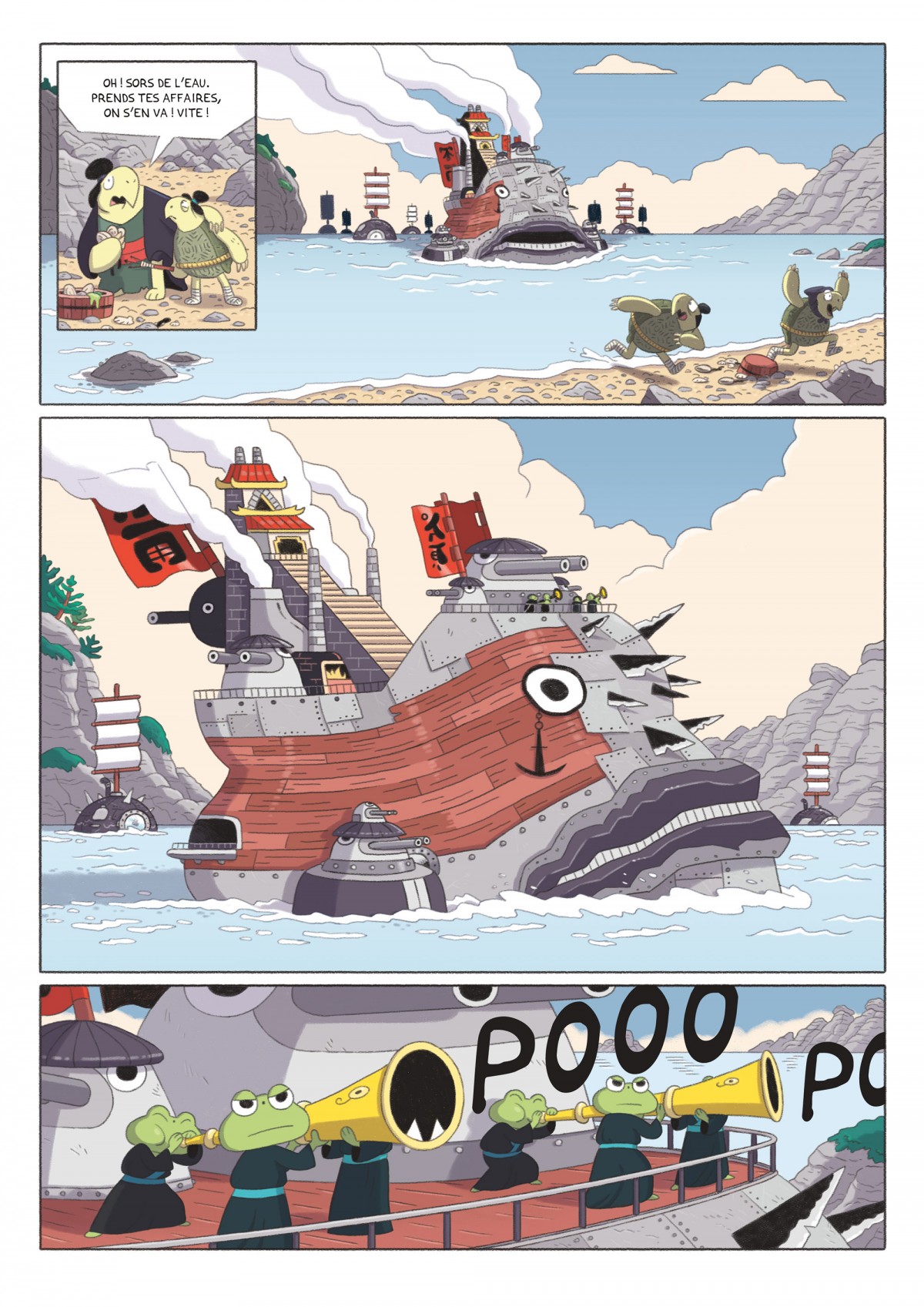 Mathieu Demore, Illustration jeunesse et Bande-dessinée Menji et les ruines du mont-mystère 