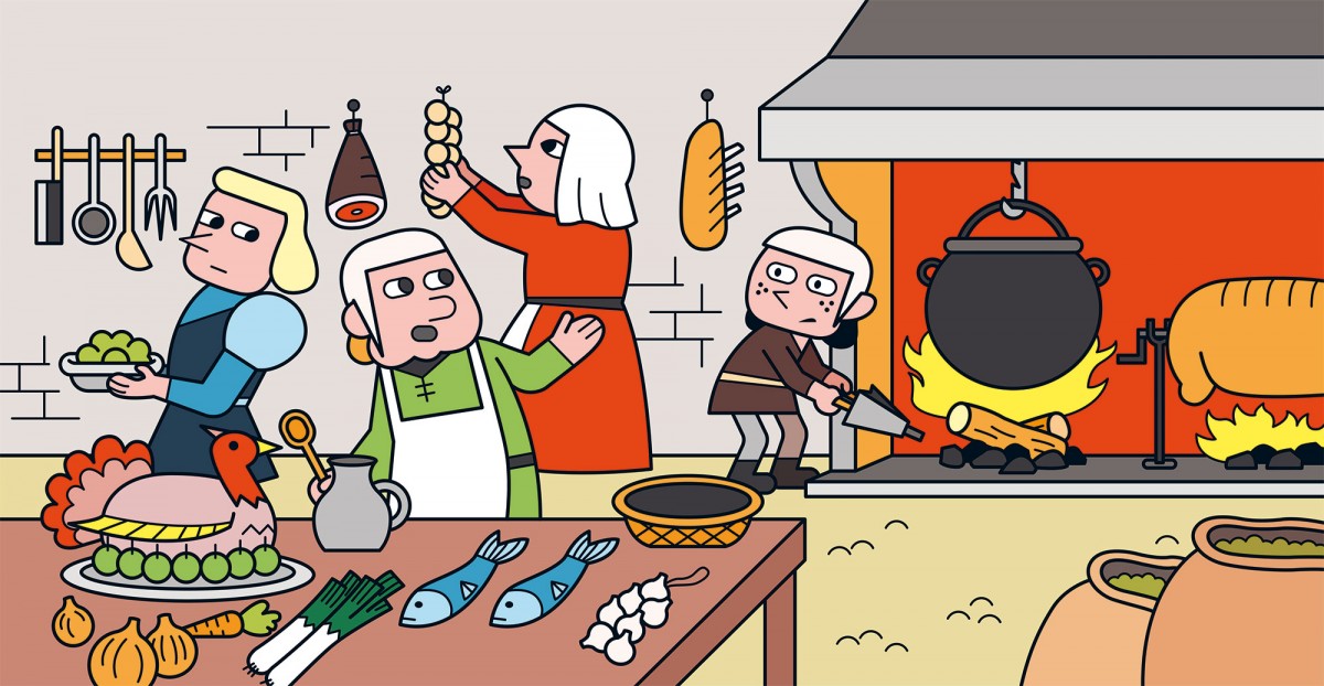 Mathieu Demore, Illustration jeunesse et Bande-dessinée Chateaux forts 