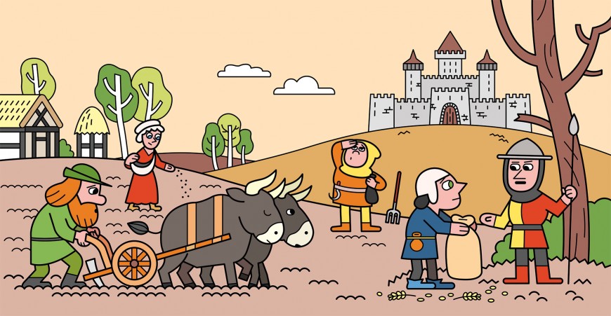 Mathieu Demore, Illustration jeunesse et Bande-dessinée Chateaux forts 