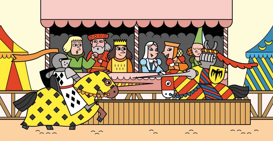 Mathieu Demore, Illustration jeunesse et Bande-dessinée Chateaux forts 