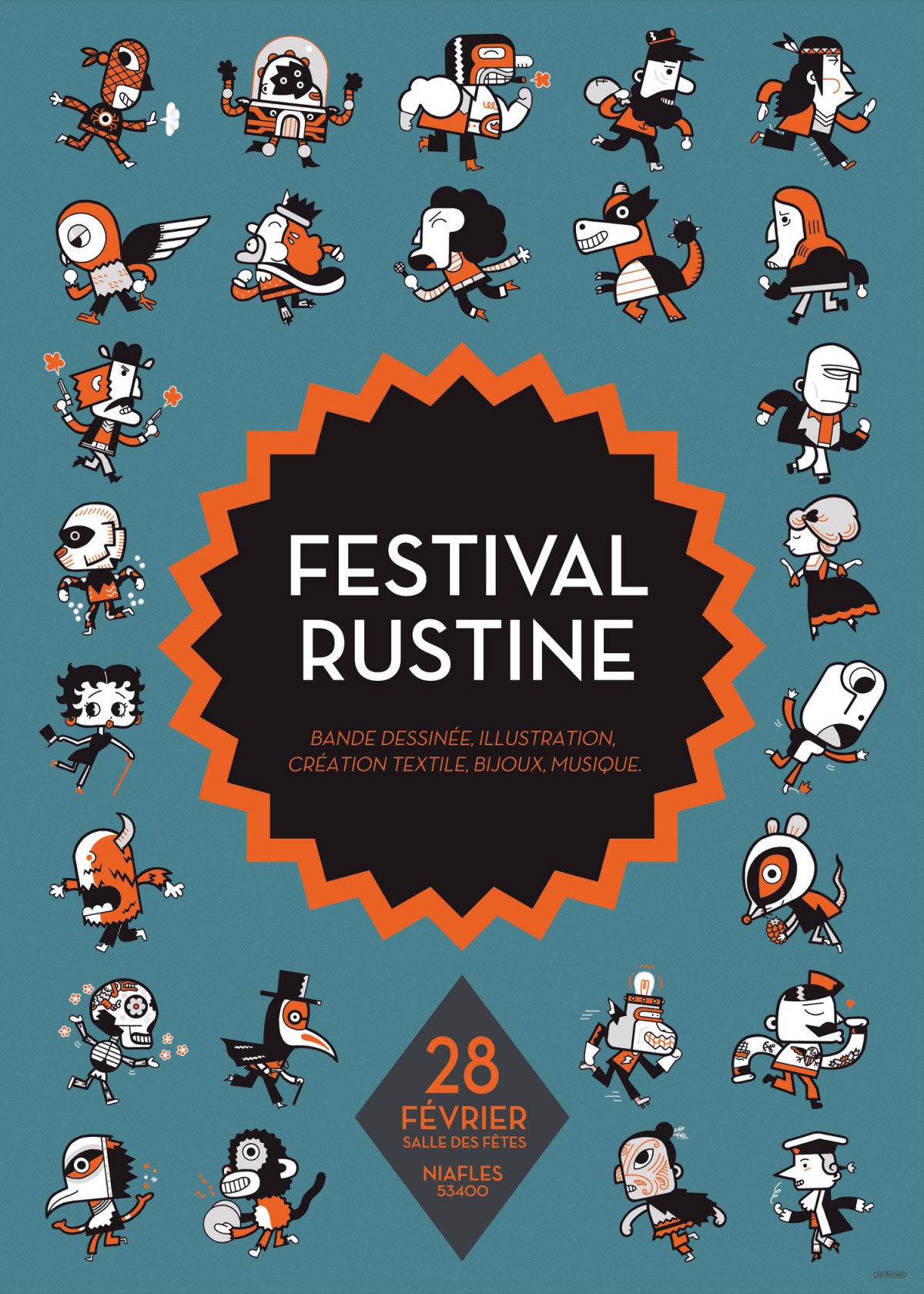 Mathieu Demore, Illustration jeunesse et Bande-dessinée Festival Rustine 2015 