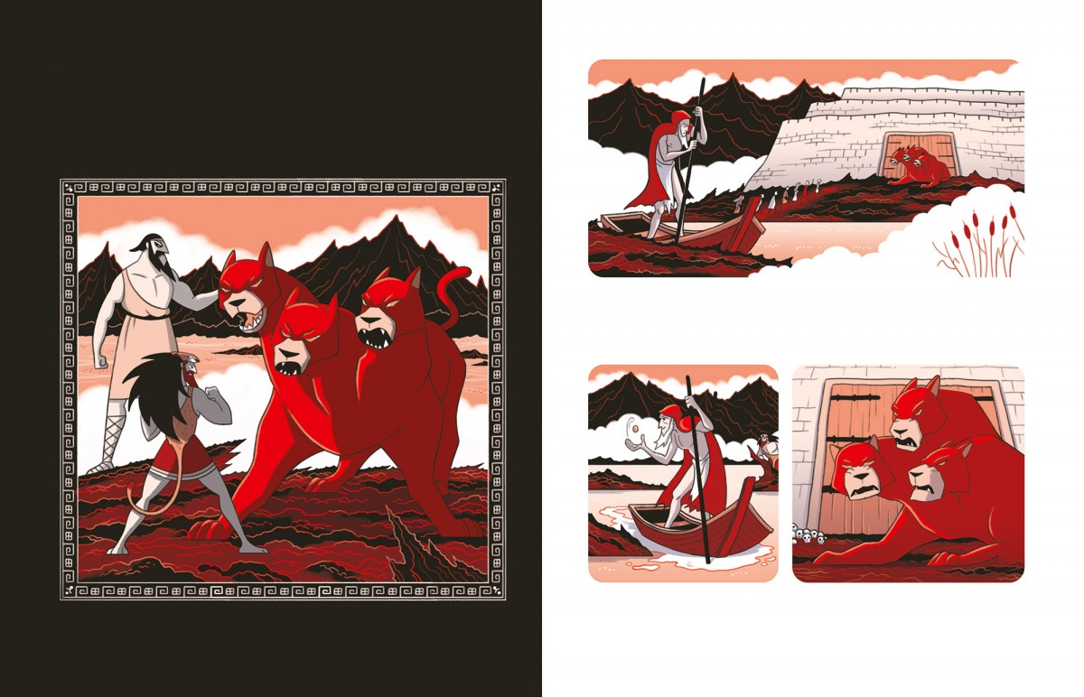 Mathieu Demore, Illustration jeunesse et Bande-dessinée Les douze travaux d'Héraclès 