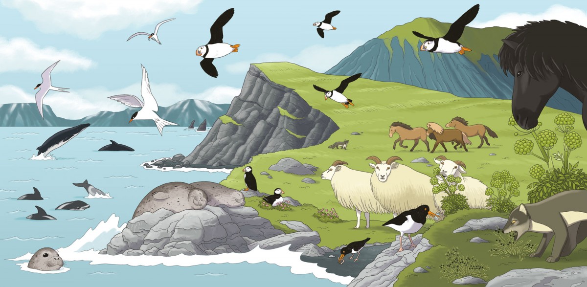 Mathieu Demore, Illustration jeunesse et Bande-dessinée Wapiti 'Cherche et trouve' 