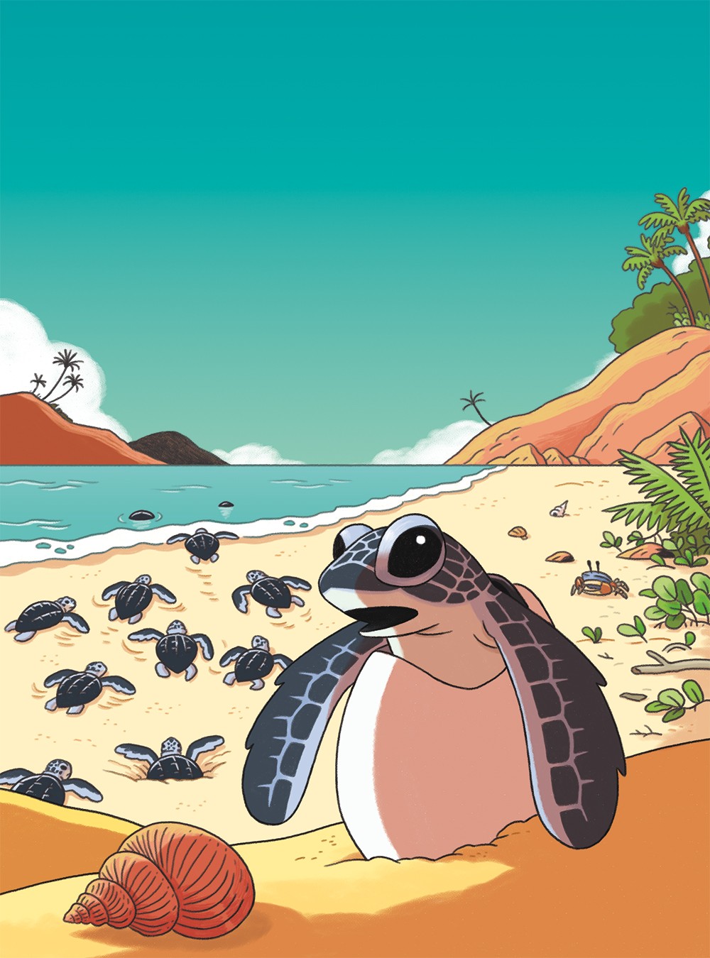 Mathieu Demore, Illustration jeunesse et Bande-dessinée Wapiti Couverture 